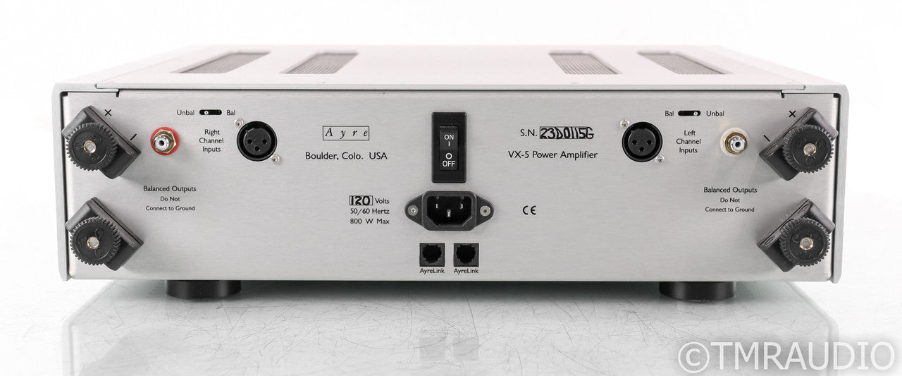 Ayre VX-5 Twenty Stereo Power Amplifier; VX5-20; Silver