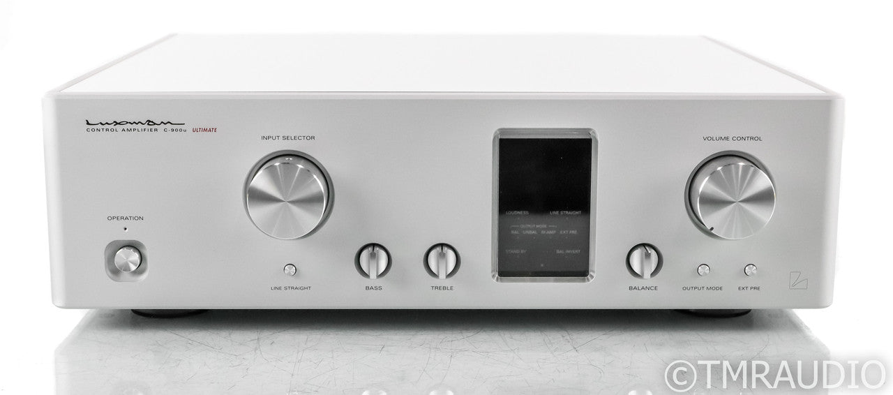 Luxman C-900u Stereo Preamplifier; C900u; Ultimate; Silver; Remote