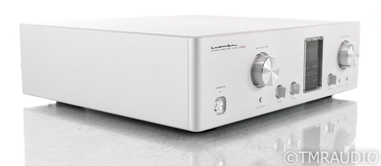 Luxman C-900u Stereo Preamplifier; C900u; Ultimate; Silver; Remote