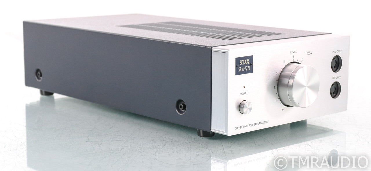 Stax SRM-727II Electrostatic Headphone Amplifier; SRM727II; Energizer; Silver