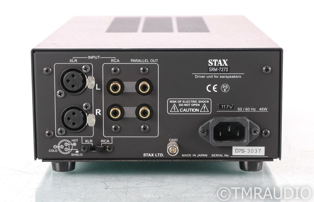 Stax SRM-727II Electrostatic Headphone Amplifier; SRM727II; Energizer; Silver