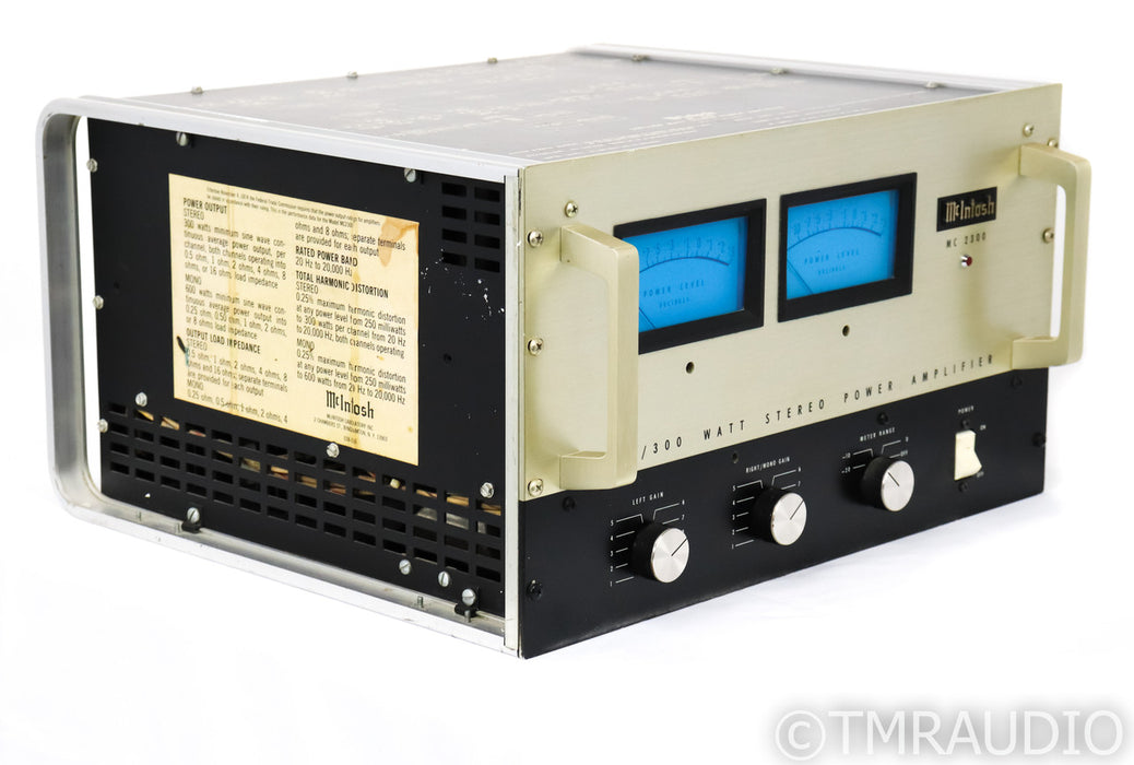 McIntosh MC2300 Vintage Stereo Power Amplifier; MC-2300; Collector's Dream