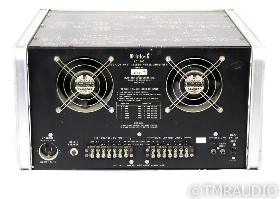 McIntosh MC2300 Vintage Stereo Power Amplifier; MC-2300; Collector's Dream