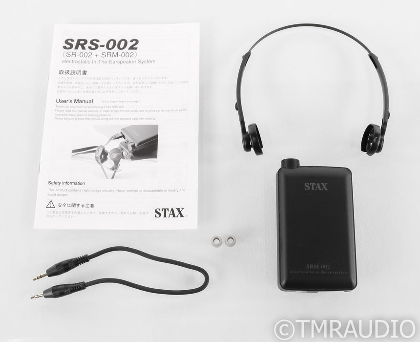Stax SRS-002 Electrostatic In Ear Monitors; SRS002 w/ SRM-002 Driver Unit