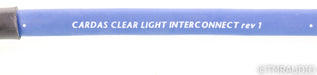 Cardas Clear Light XLR Cables; 1m Pair Balanced Interconnects; rev 1