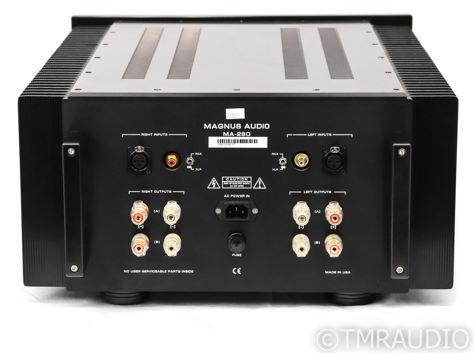 Magnus Audio MA-280 Stereo Power Amplifier; MA280; Canary