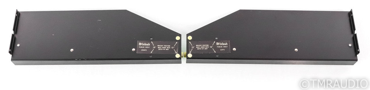 McIntosh Panloc Shelf Brackets; 043-592; 043-593; Late Production Pair of Tracks