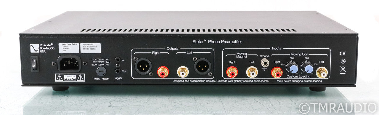 PS Audio Stellar Phono MM / MC Phono Preamplifier; Black; Remote (Used)