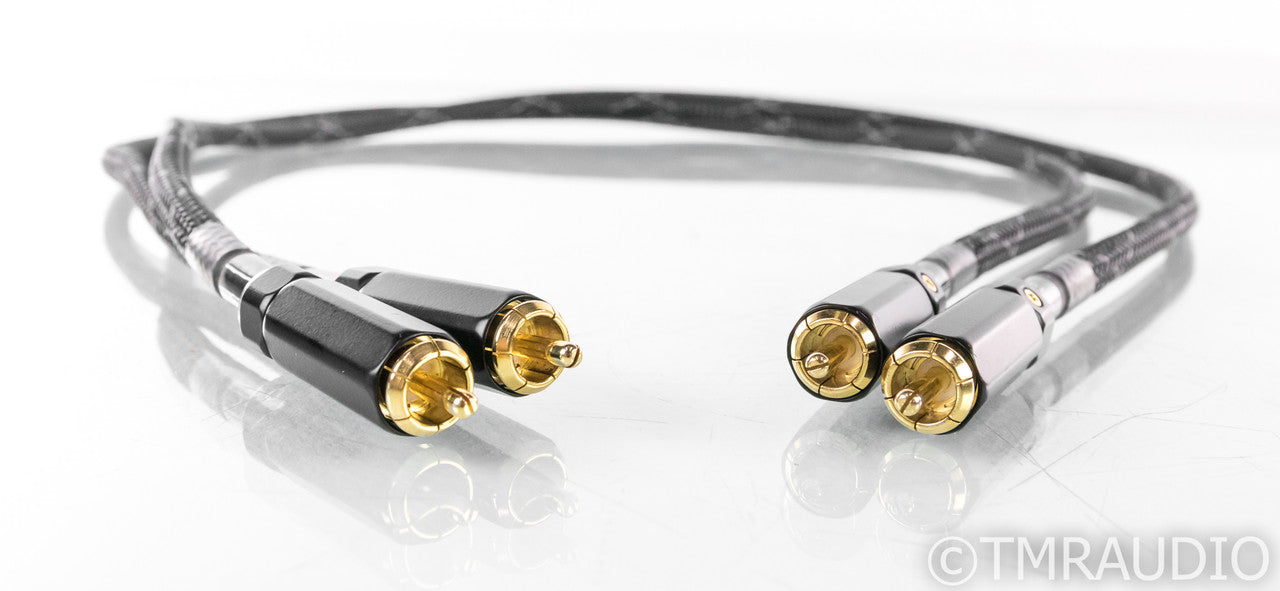 Graham Slee AgSat90 RCA Cables; 1m Pair Interconnects