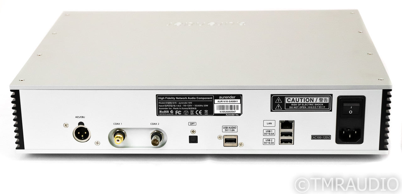 Aurender N10 Network Streamer; N-10; 8TB; Silver