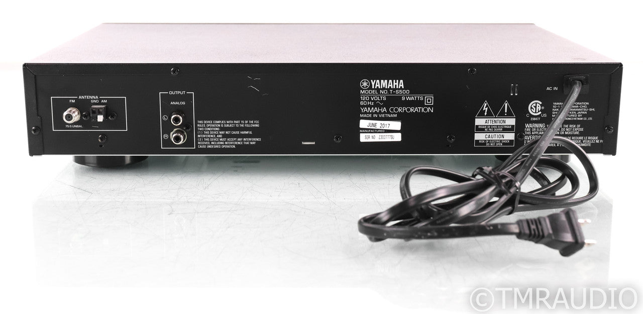 Yamaha T-S500 AM / FM Tuner; TS500; Black (1/1)