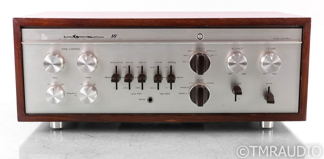 Luxman CL35 Mk-III Vintage Stereo Tube Preamplifier; CL-35 MKIII (Serviced)