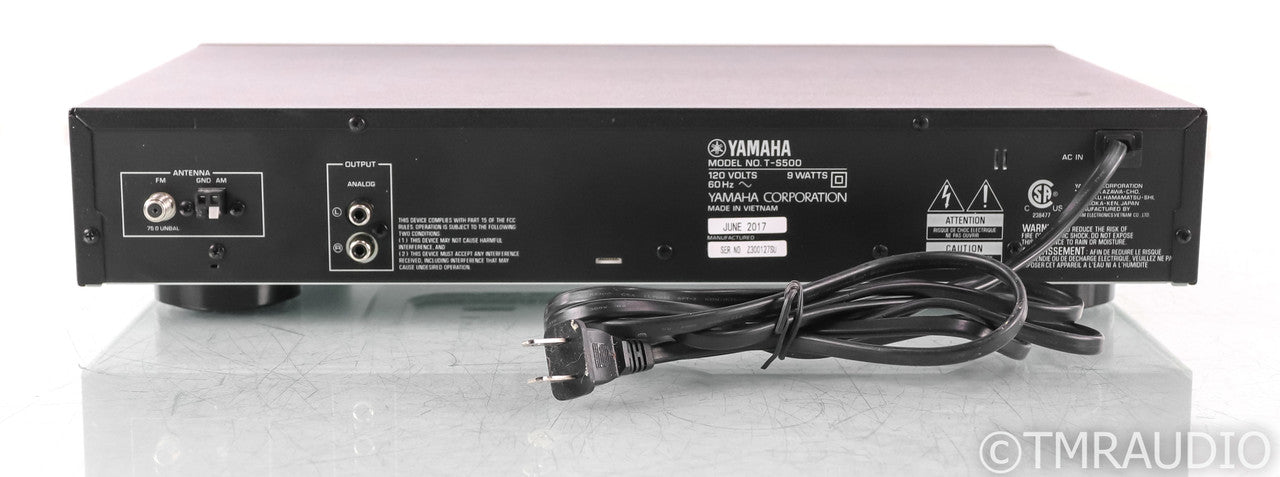Yamaha T-S500 AM / FM Tuner; TS500; Black