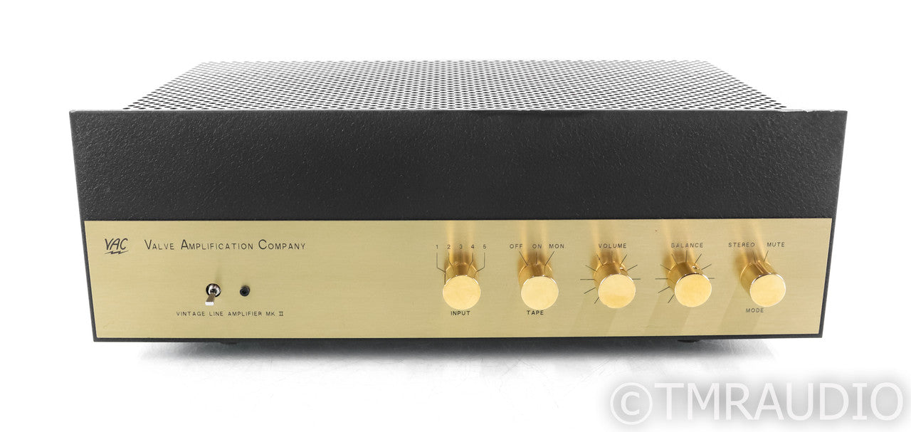Valve Amplification Company Vintage Line Amplifier MKII Tube Preamplifier; VAC; VAC