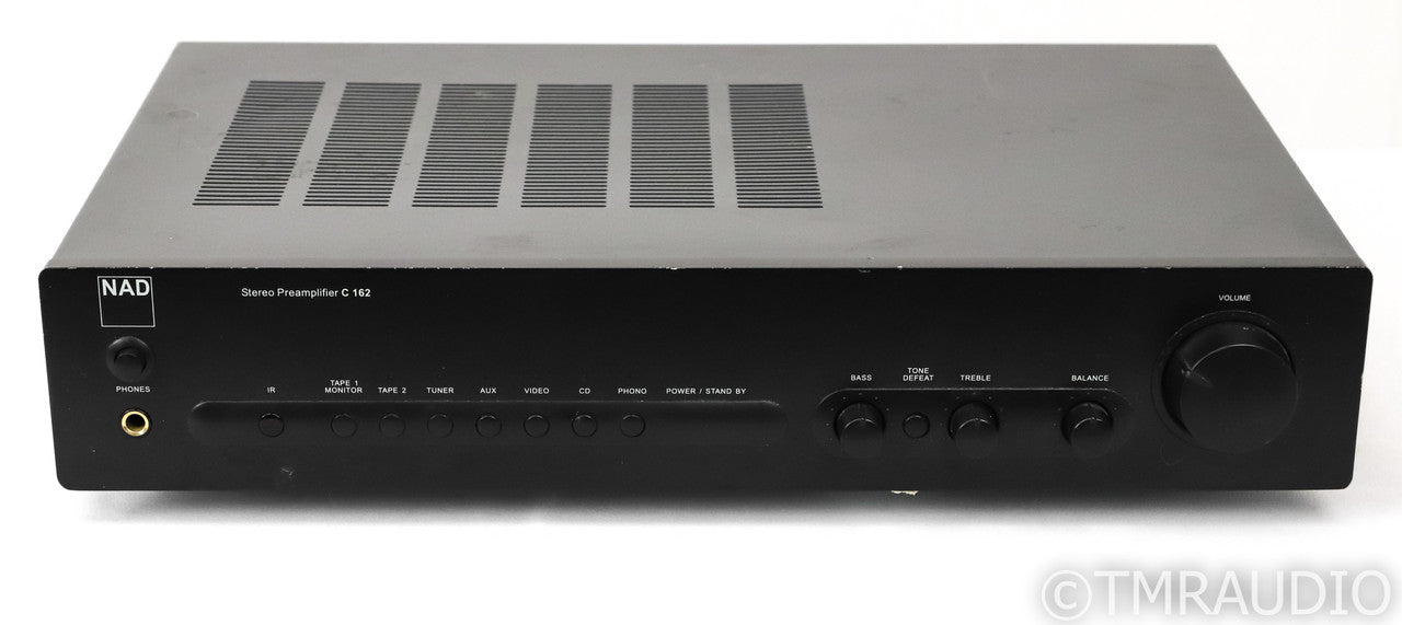 NAD C 162 Stereo Preamplifier; C162; Black; Remote