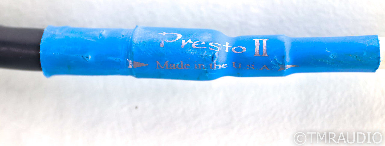 Audio Magic Presto II Speaker Cables; 1.5m Pair