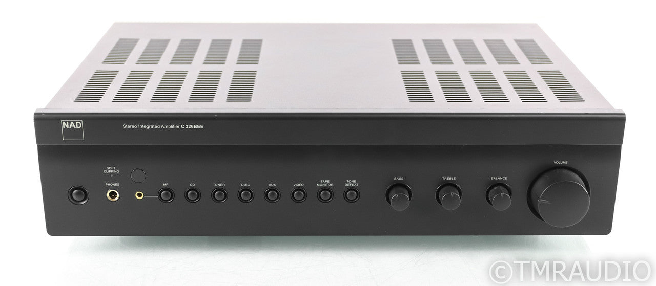 NAD C 326BEE Stereo Integrated Amplifier; C326-BEE; Remote; Black
