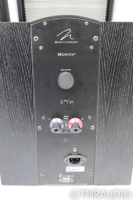 Martin Logan Montis Electrostatic Floorstanding Speakers; Black Pair
