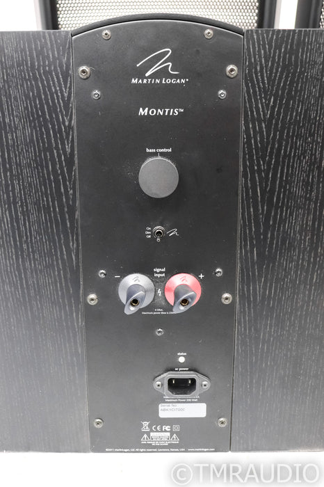 Martin Logan Montis Electrostatic Floorstanding Speakers; Black Pair