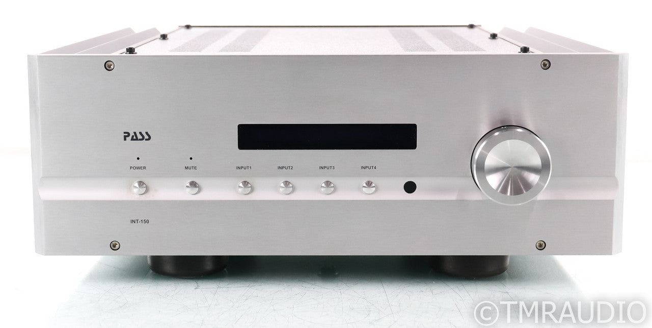Pass Labs INT-150 Stereo Integrated Amplifier; INT150; Silver; Remote