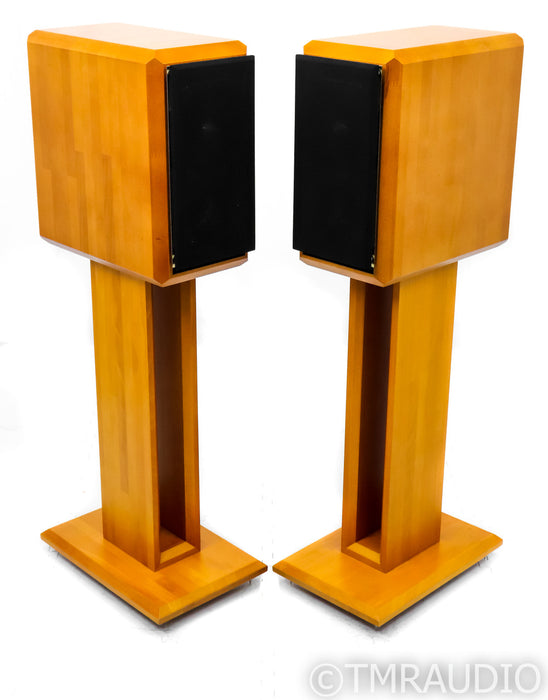 JMR Offrande Bookshelf Speakers; Jean Marie Reynaud; Cherry Pair; Stands; V1