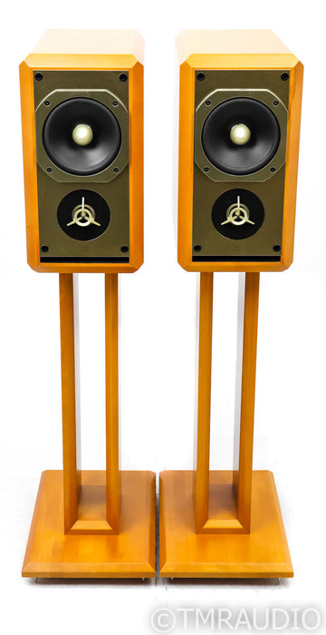 JMR Offrande Bookshelf Speakers; Jean Marie Reynaud; Cherry Pair; Stands; V1