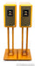 JMR Offrande Bookshelf Speakers; Jean Marie Reynaud; Cherry Pair; Stands; V1