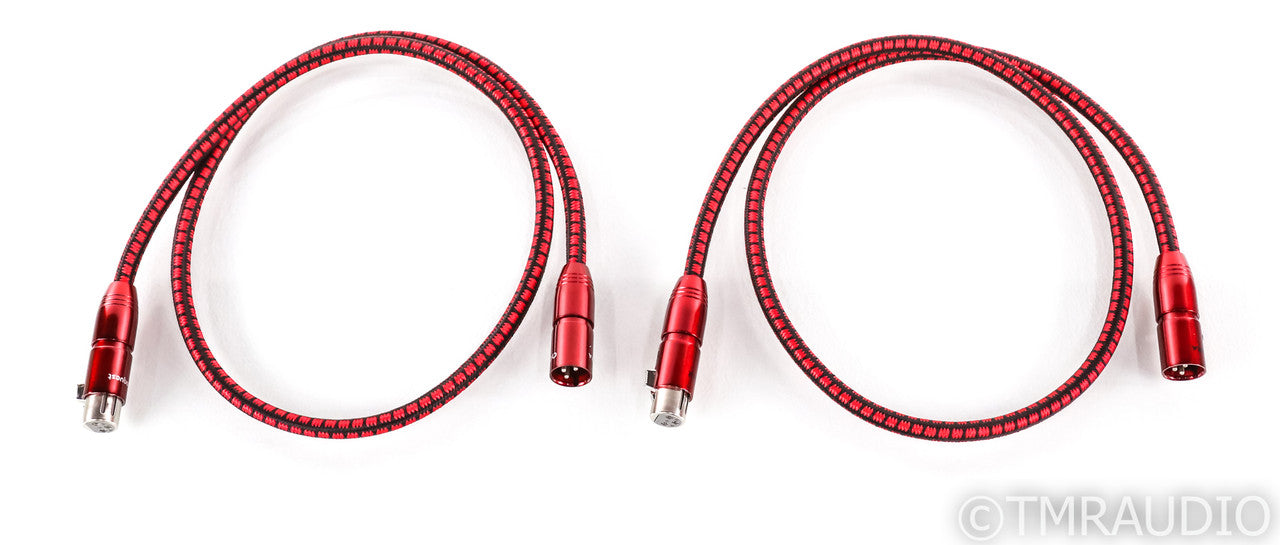 AudioQuest King Cobra XLR Cables; 1m Pair Balanced Interconnects