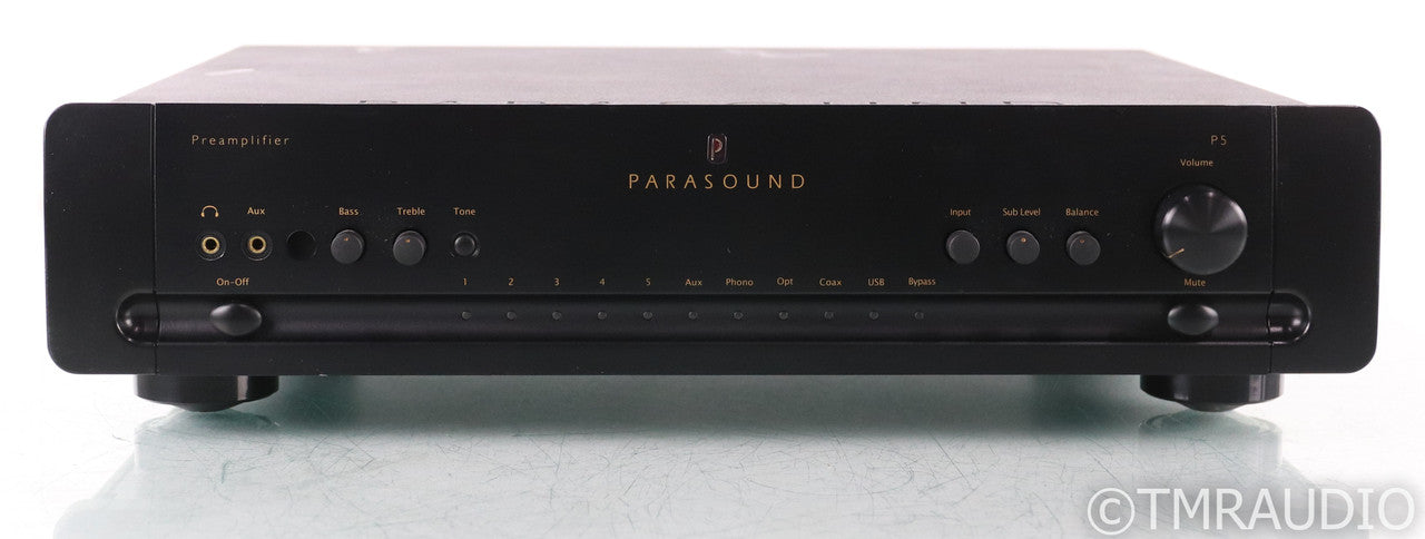 Parasound Halo P5 2.1 Channel Preamplifier; P-5; Black; Remote