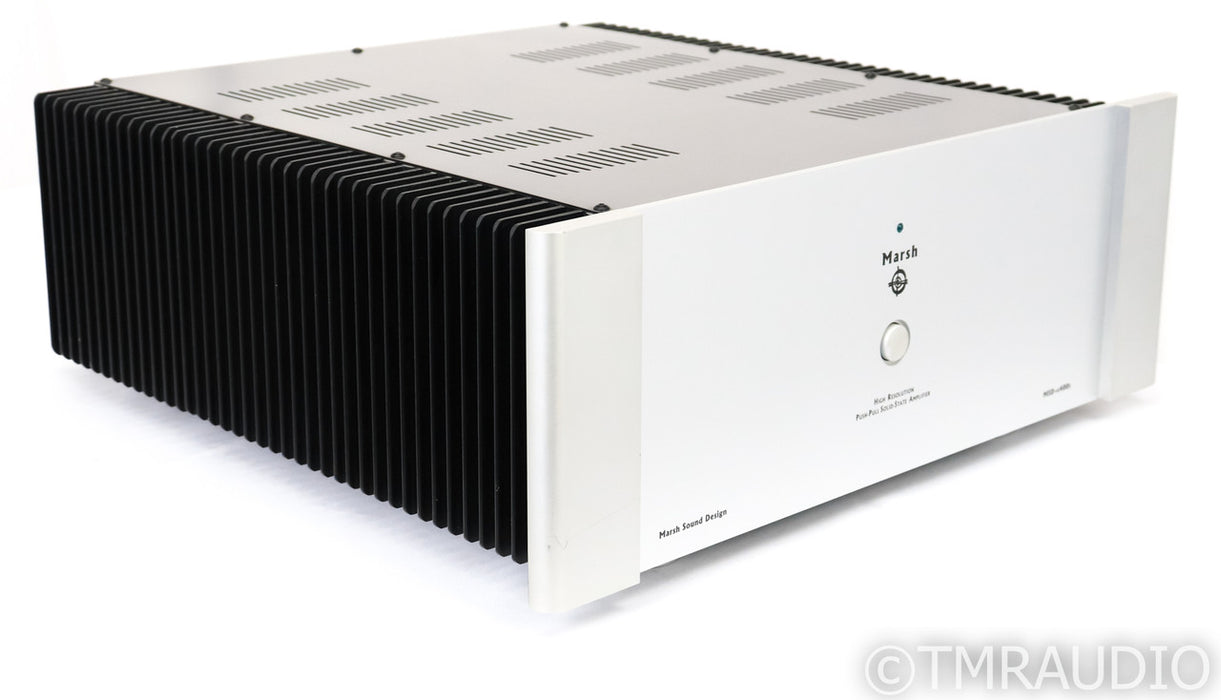 Marsh Sound Design MSD-A400S Stereo Power Amplifier; MSDA400S; Silver