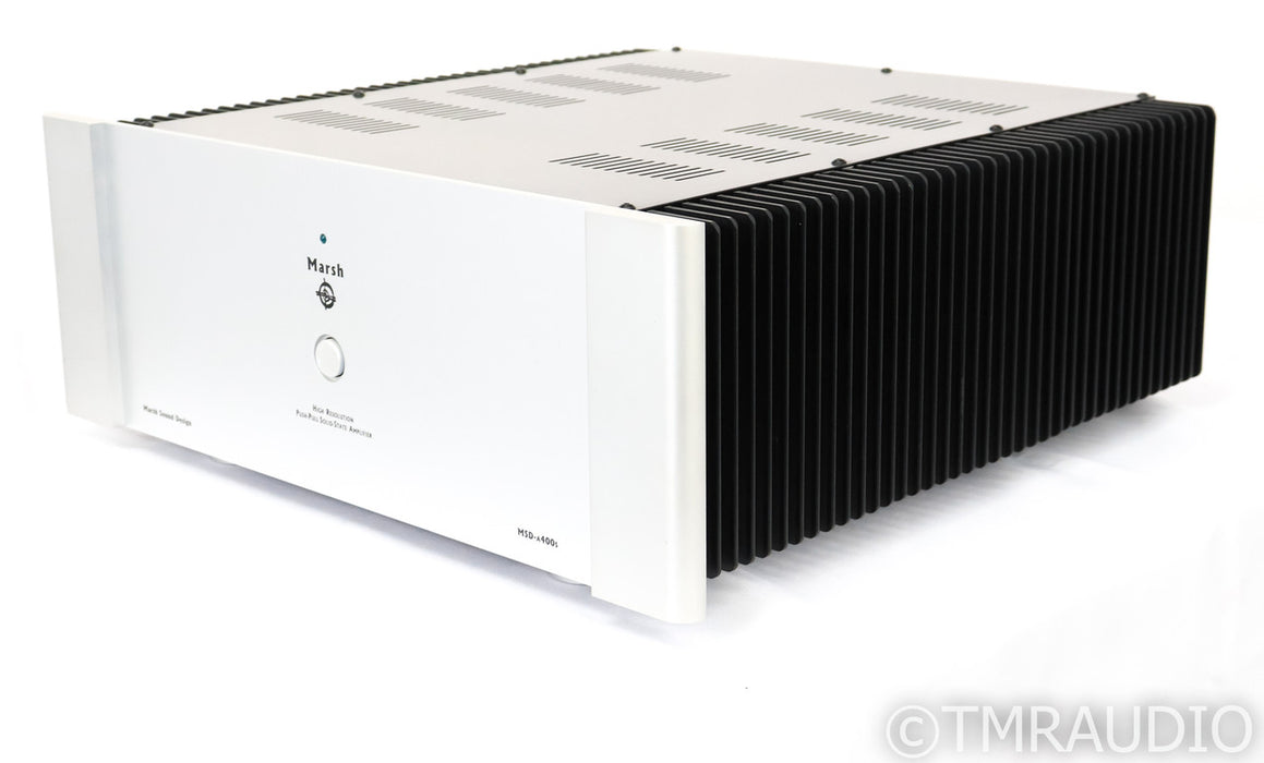 Marsh Sound Design MSD-A400S Stereo Power Amplifier; MSDA400S; Silver