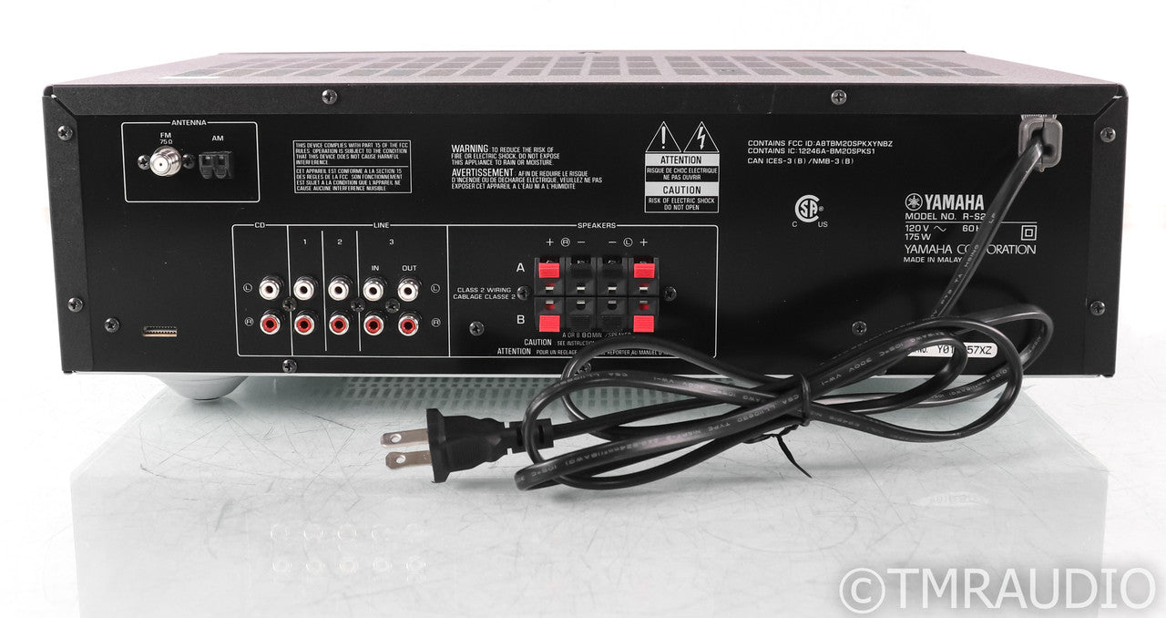 Yamaha R-S202 Stereo AM / FM Receiver; RS202; Remote; Bluetooth (No Remote)