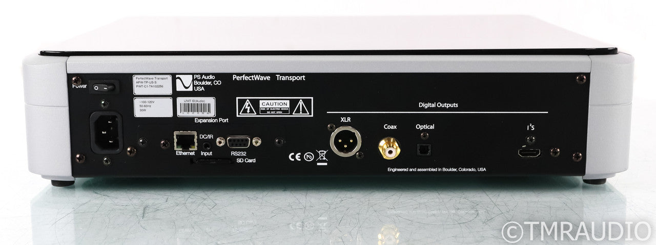 PS Audio PerfectWave CD Transport; PWT; Silver; Remote