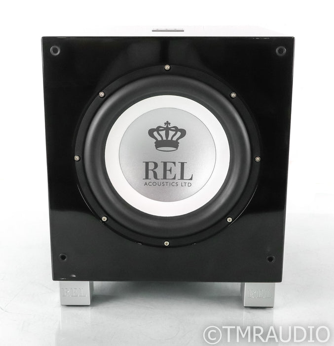 REL T/9i 10" Powered Subwoofer; T9I; Gloss Black