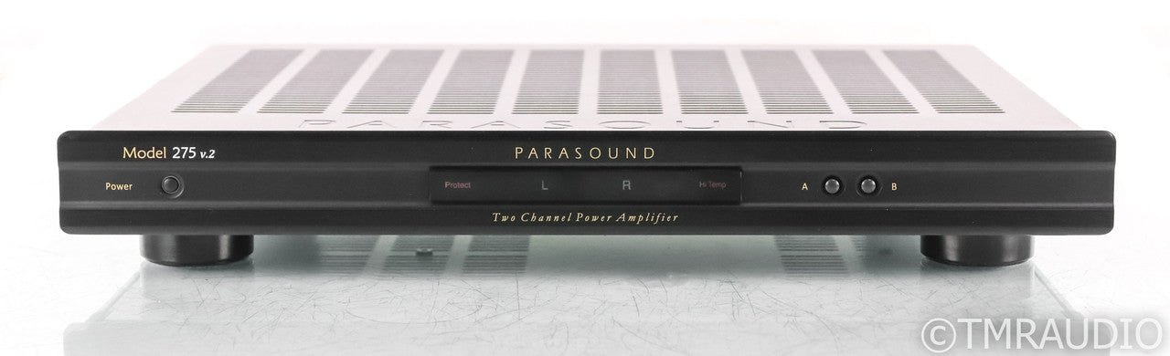 Parasound NewClassic 275 v.2 Stereo Power Amplifier; V2; Black
