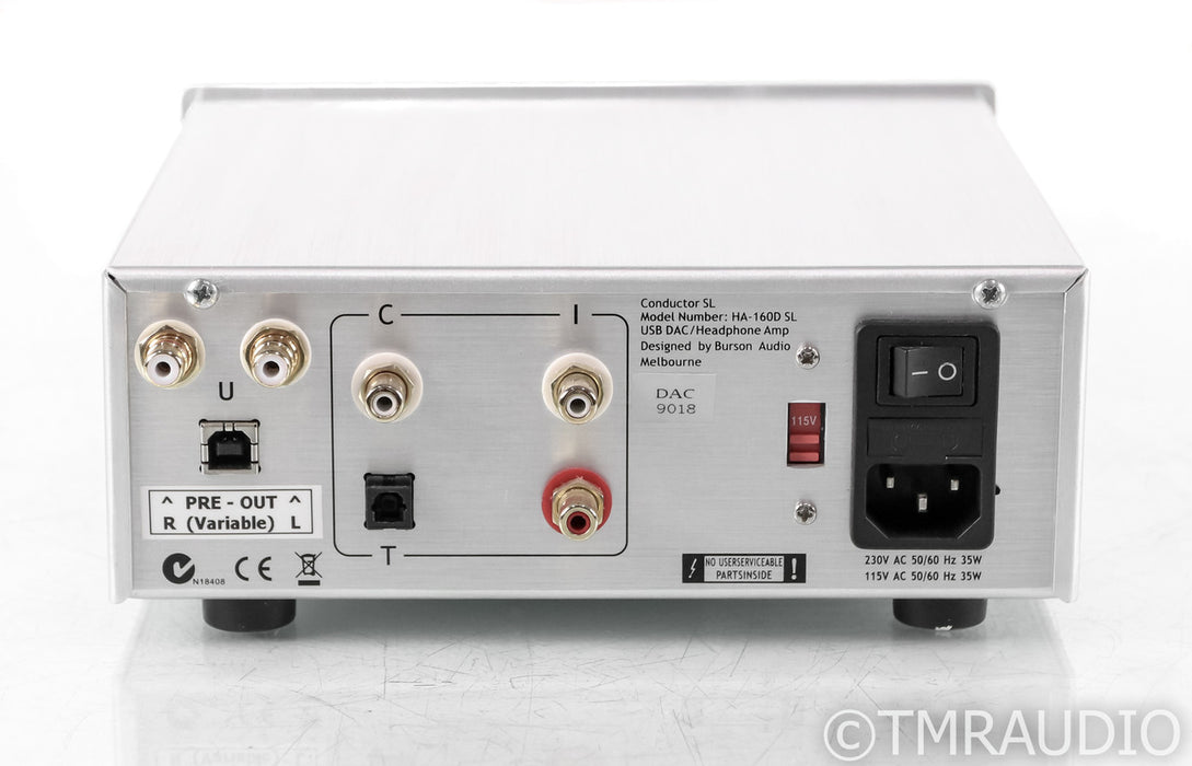 Burson Conductor SL 9018 Headphone Amplifier; HA-160D SL; Upgraded w/ DAC out
