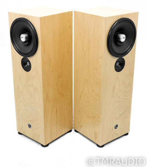 Zu Audio Omen Dirty Weekend Floorstanding Speakers; Rustic Hickory Pair