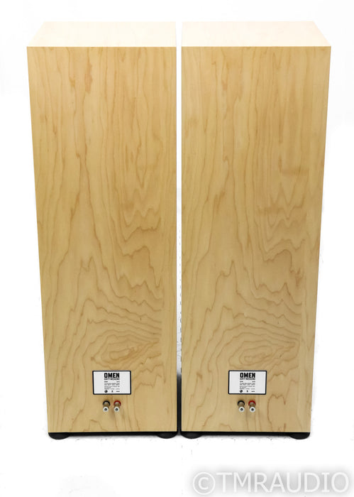 Zu Audio Omen Dirty Weekend Floorstanding Speakers; Rustic Hickory Pair