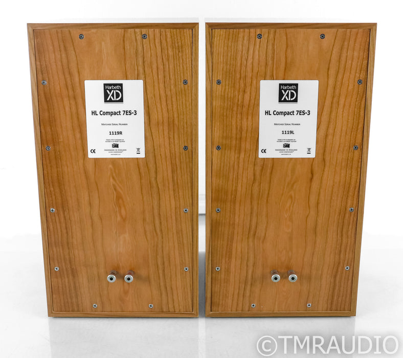 Harbeth Compact 7ES-3 XD Bookshelf Speakers; C7ES3; Cherry Pair