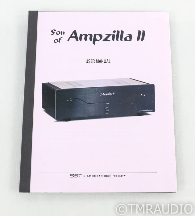 Spread Spectrum Technologies Son of Ampzilla II Stereo Power Amplifier; SST