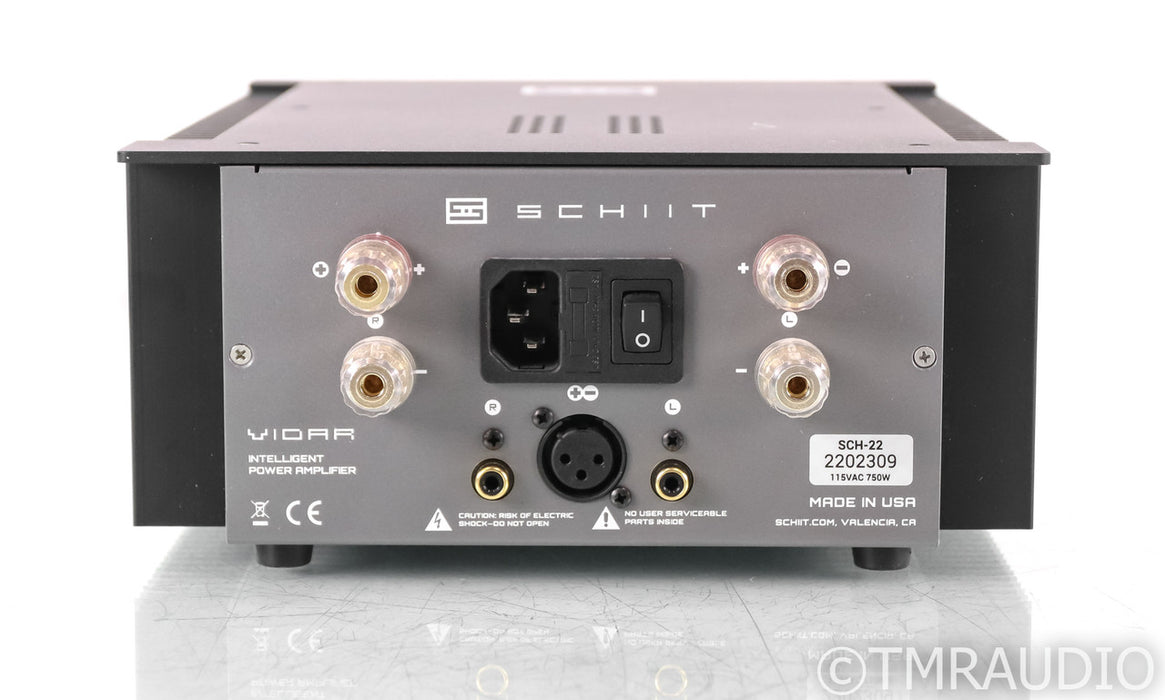 Schiit Audio Vidar Stereo Power Amplifier; Black