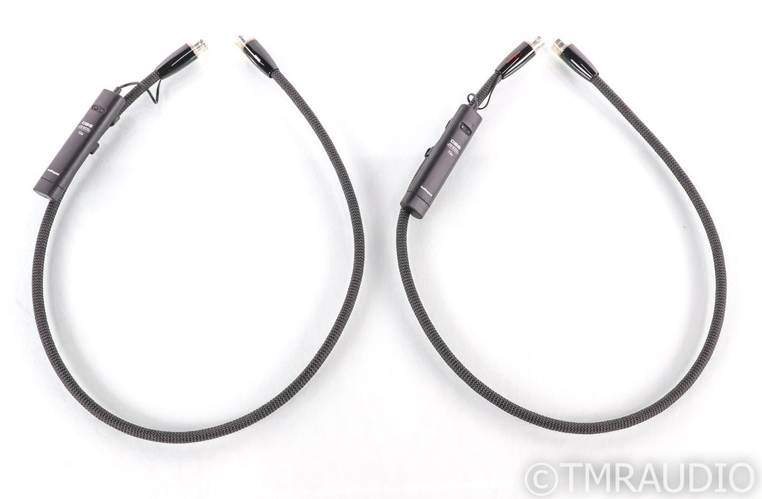 AudioQuest Wind XLR Cables; 1m Pair Balanced Interconnects; 72v DBS (1/1)