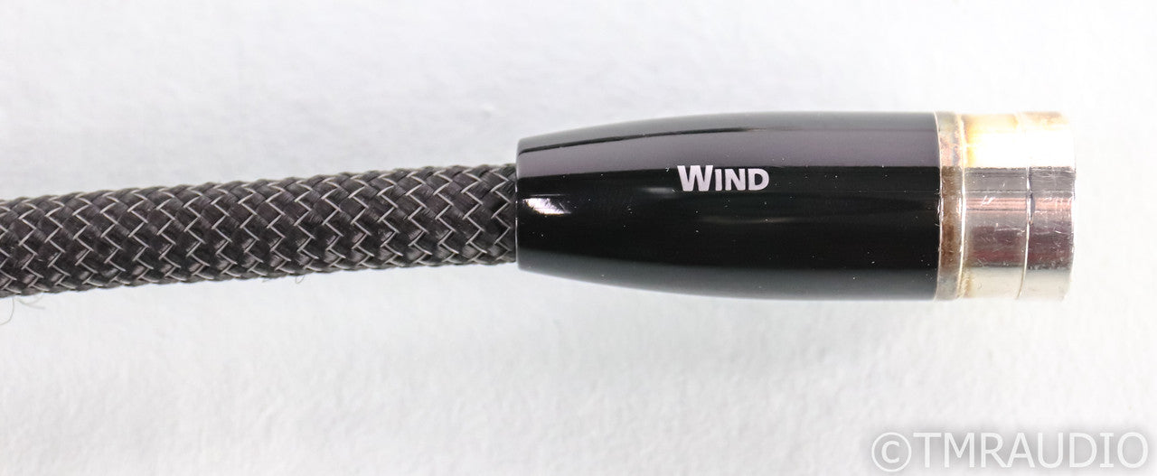 AudioQuest Wind XLR Cables; 1m Pair Balanced Interconnects; 72v DBS (1/1)