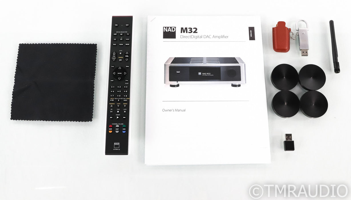 NAD M32 Masters Stereo Integrated Amplifier; M-32; BluOS 2; MM Phono; Remote