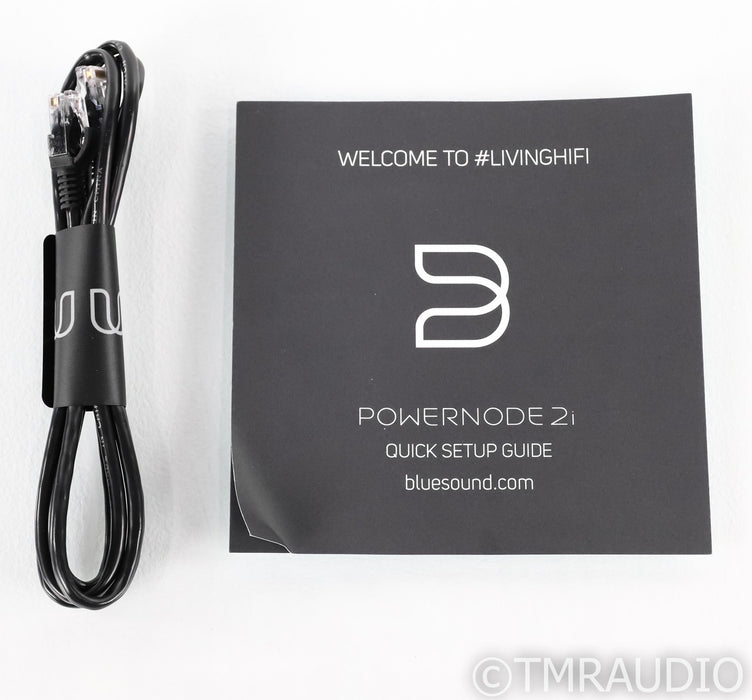 Bluesound Powernode 2i Wireless Streaming Power Amplifier; 2-i; Black