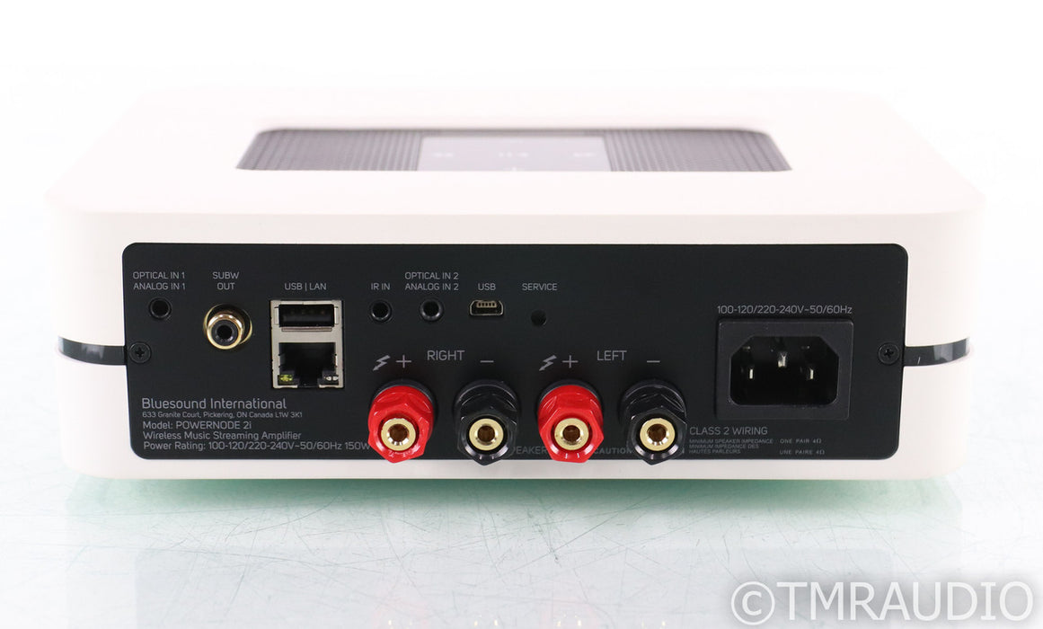 Bluesound Powernode 2i Wireless Network Streaming Amplifier; 2-i; White