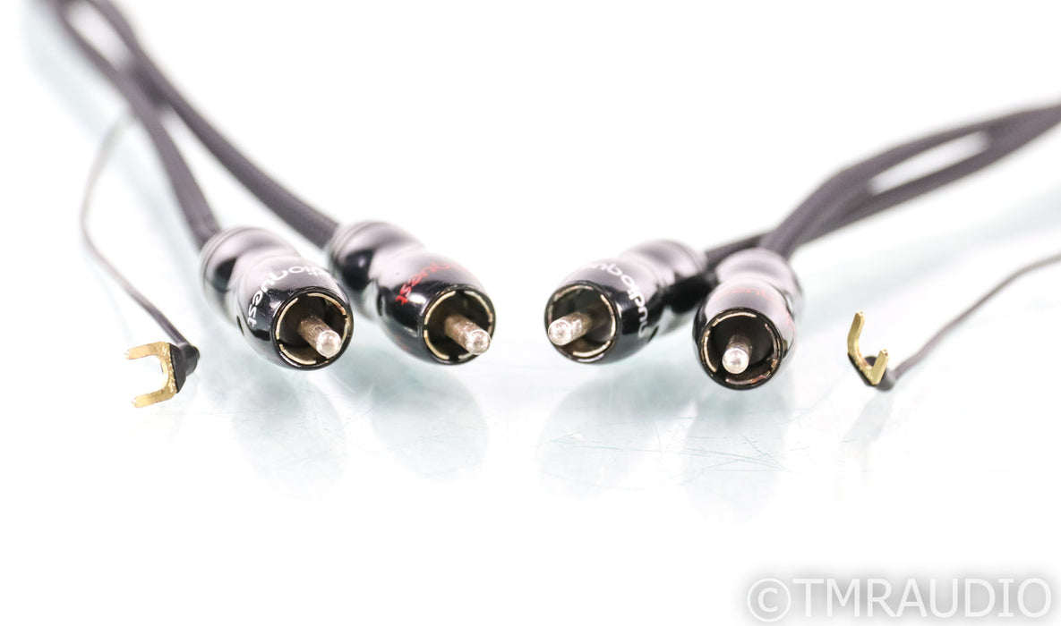 AudioQuest LeoPard RCA Tonearm Cable; 1.2m Phono Interconnect; 72v DBS