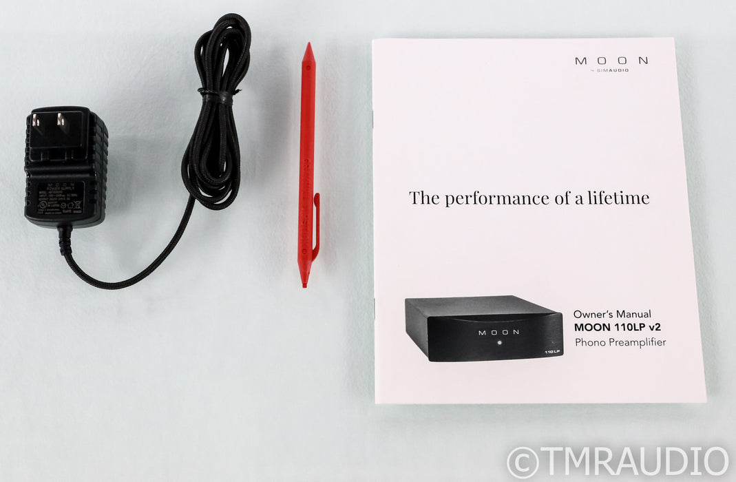 Simaudio Moon 110LP V2 MM / MC Phono Preamplifier; 110-LP; Black