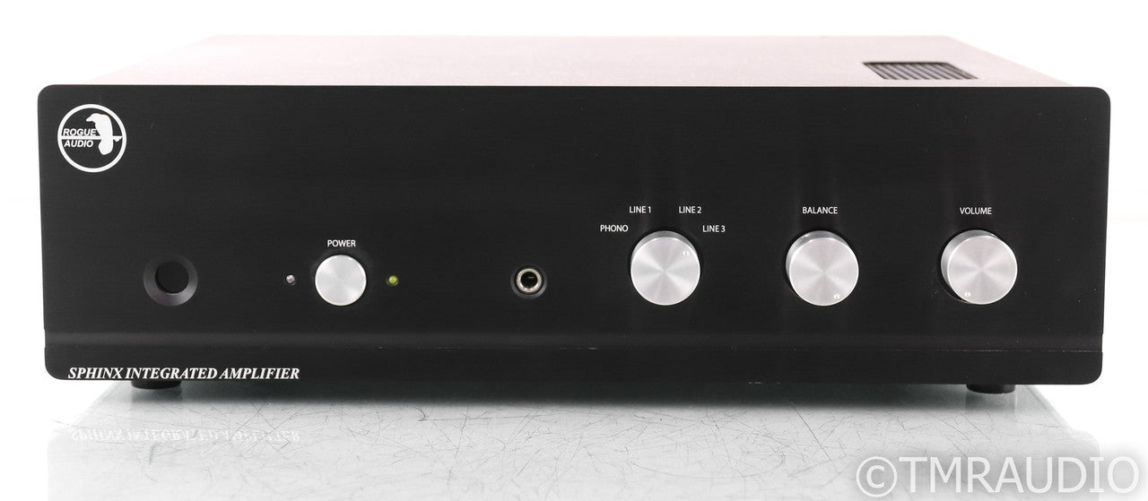 Rogue Audio Sphinx v2 Stereo Tube Hybrid Integrated Amplifier; Black; MM Phono