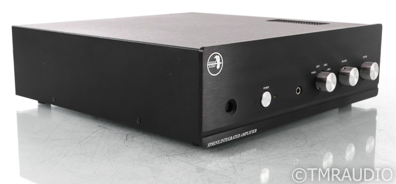 Rogue Audio Sphinx v2 Stereo Tube Hybrid Integrated Amplifier; Black; MM Phono